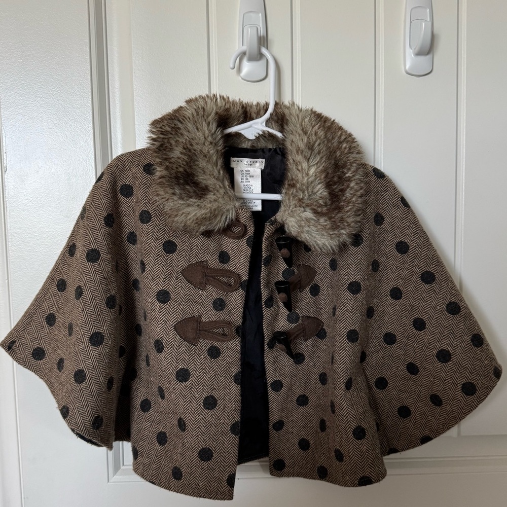 MAX STUDIO BABY Toddler Cape-Style Coat
